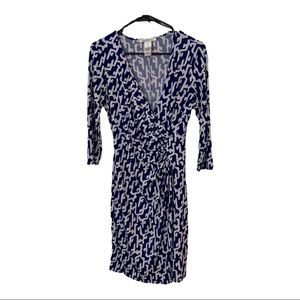 Laundry by Design Polyester  Spandex Wrap Style 10 Petite Dress Snatched Waist